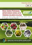 RESULTS OF INTER-CENSAL AGRICULTURAL SURVEY 2018 OF SULAWESI SELATAN PROVINCE A2-SERIES